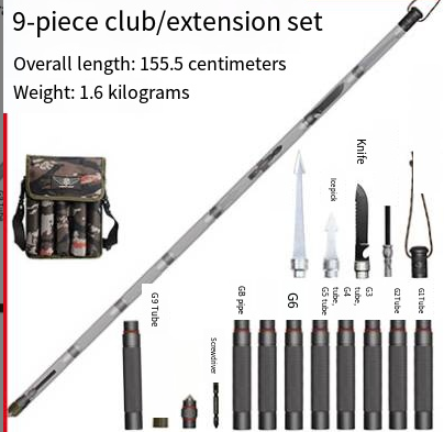 Outdoor Tactical Walking Stick for Hiking and Camping