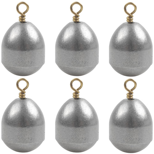 Fishing Weight Sinker - 15/25pcs Bass Casting Sinker Weight Steel Fishing Weight Sinker Fishing Sinker with Ring Tear Drop Fishing Weights for Saltwater Freshwater Fishing
