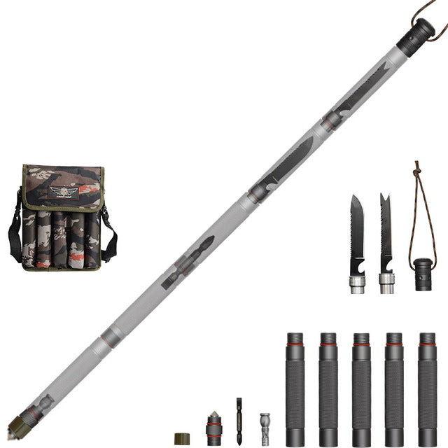 Outdoor Tactical Walking Stick for Hiking and Camping
