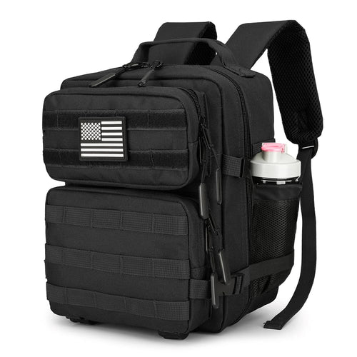 9L Mini Tactical Backpack for Men and Women Tactical Backpack Small for Hiking Small Tactical Bag（Black）