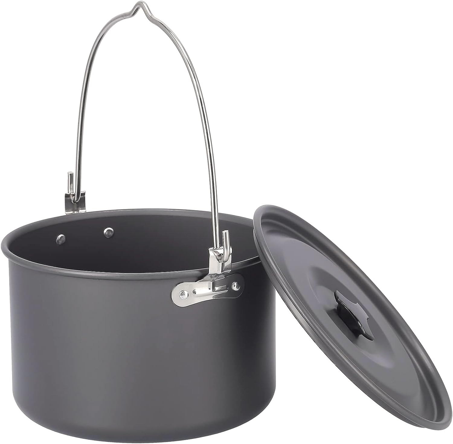 MyLifeUNIT Camping Pot Cookware Portable Cooking Pot for Outdoor Camping Hiking 5-Quart